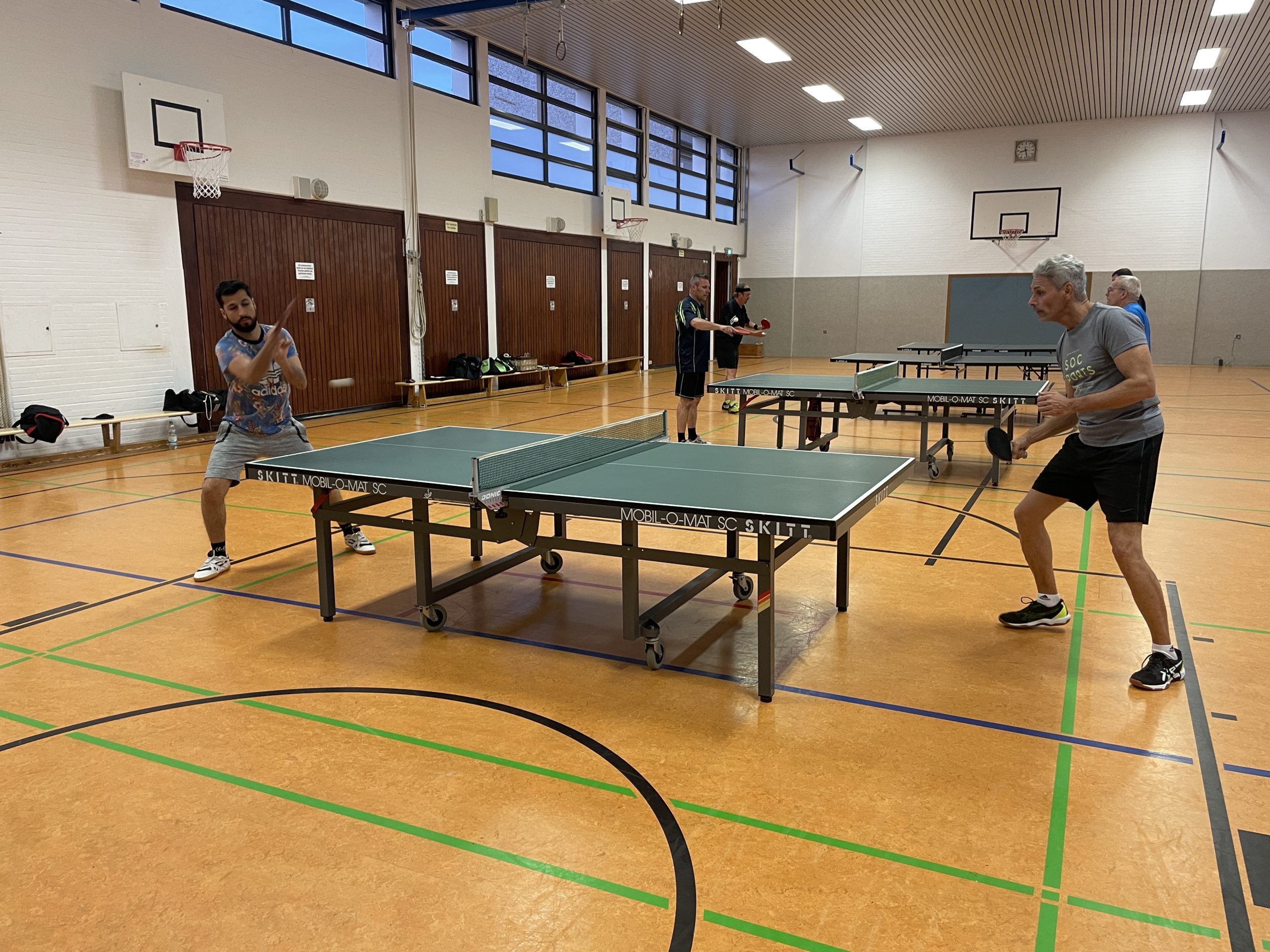 Weitere Sporthalle für TT-Training und Punktspiele für den TTC Grün-Gelb!